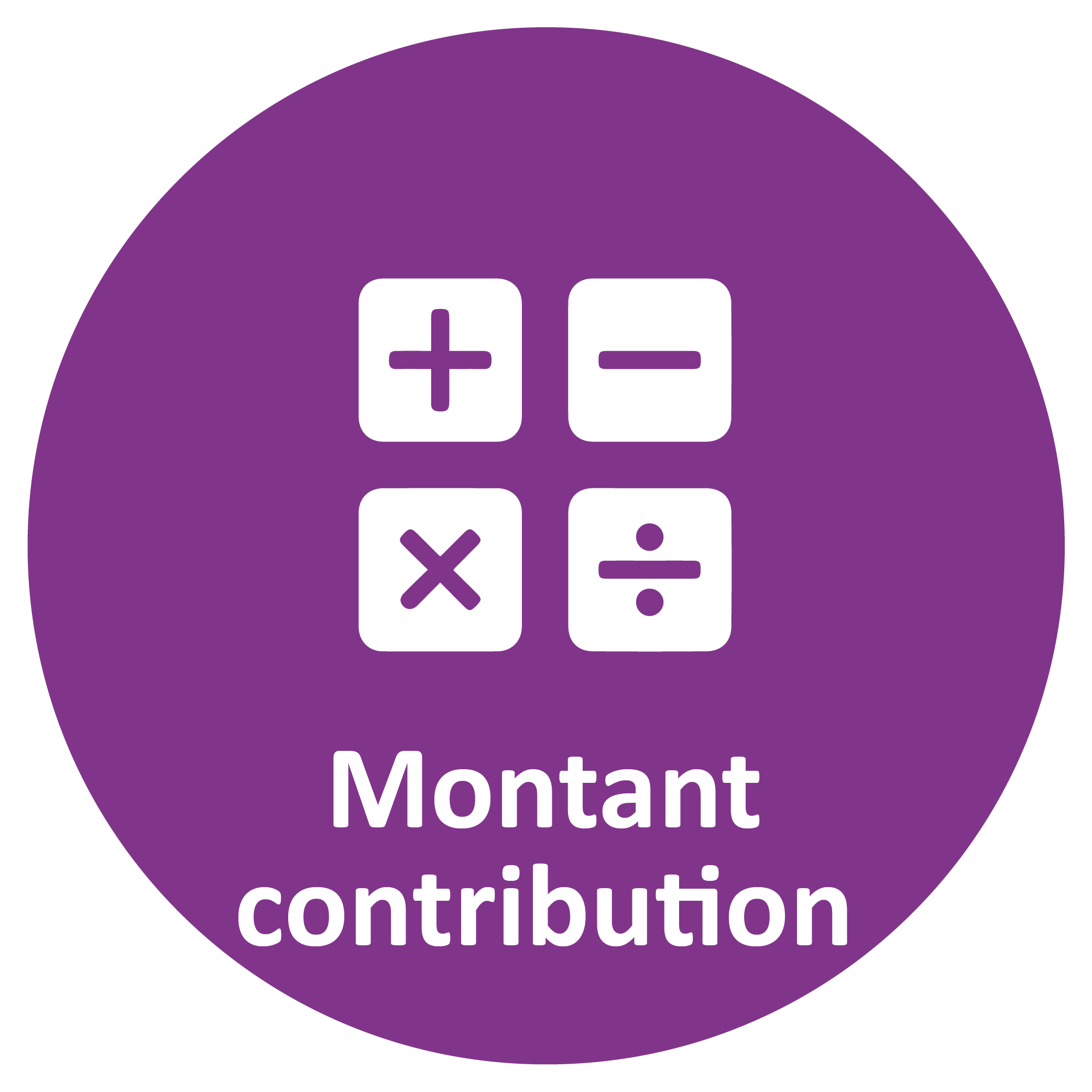 Montant contribution